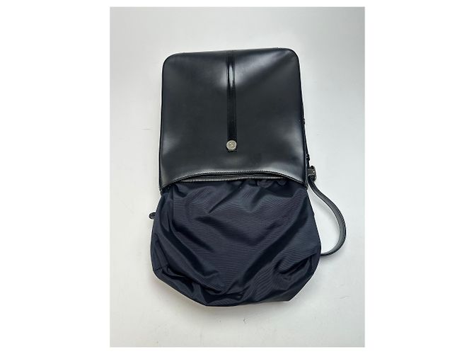 Vintage Courreges Lederhandtasche schwarz - Ansicht 3