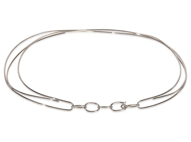 Collana Wave in oro bianco Elsa Peretti di Tiffany & Co. - vista 3