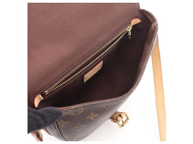 Borsa a Spalla Chantilly GM Louis Vuitton Marrone - vista 3