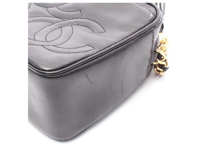 Bolso de Hombro Chanel Triple Coco Mark Negro - vista 10