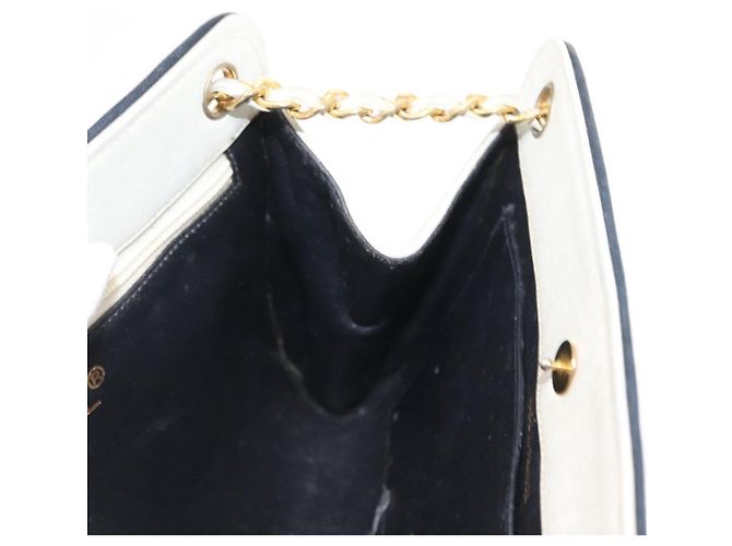 Chanel Chain Leather Weiß - Ansicht 5