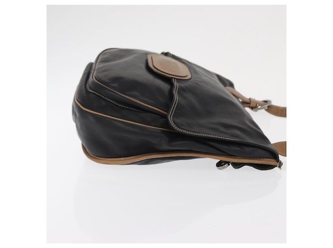 Borsa a Spalla in Pelle Anagram Loewe Nero - vista 3