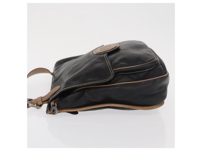 Borsa a Spalla in Pelle Anagram Loewe Nero - vista 4