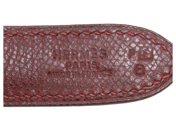 Borsa a Spalla Hermès Trim 31 Rouge H Rosso - vista 6