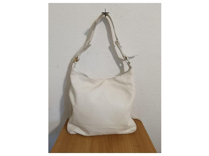 Borsa a mano Gianni Versace in pelle bianca Bianco - vista 3