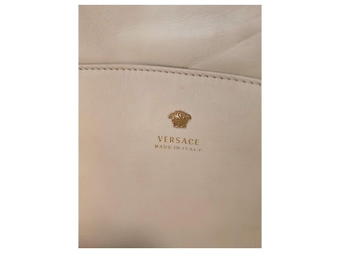Borsa a mano Gianni Versace in pelle bianca Bianco - vista 7