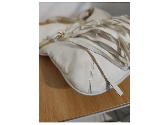 Borsa a mano Gianni Versace in pelle bianca Bianco - vista 9