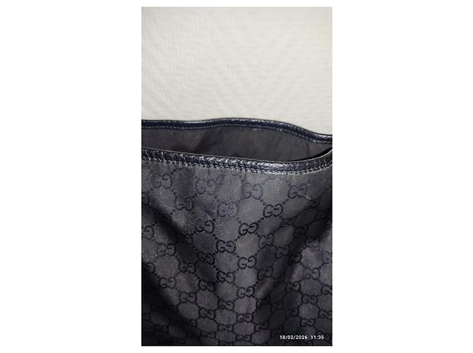 Borsa Gucci nera in tessuto Nero - vista 16