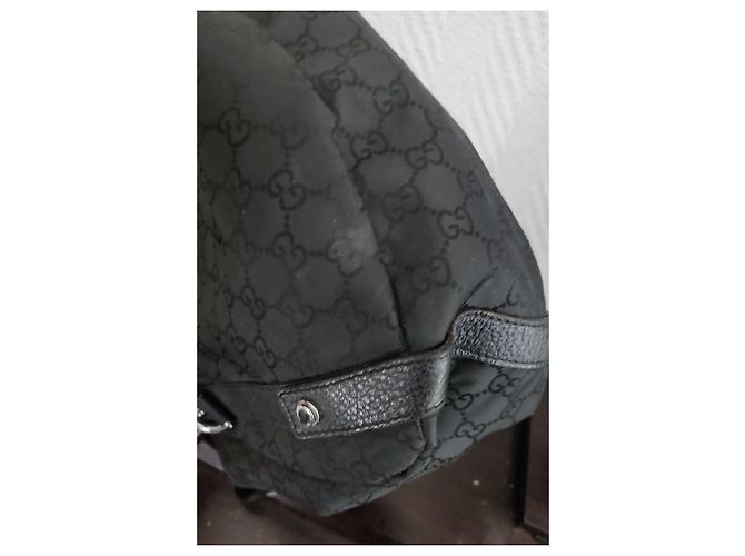 Borsa Gucci nera in tessuto Nero - vista 2
