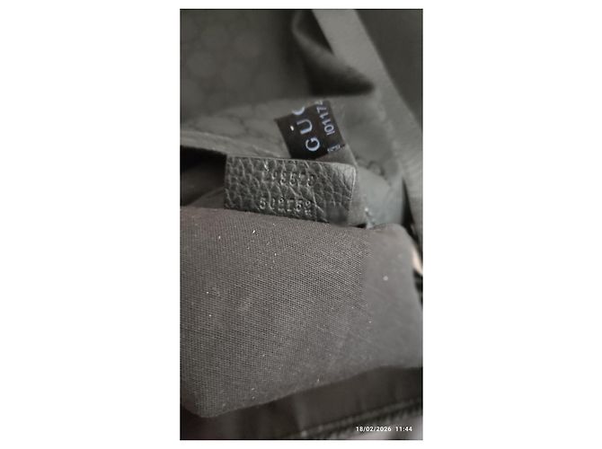 Borsa Gucci nera in tessuto Nero - vista 4