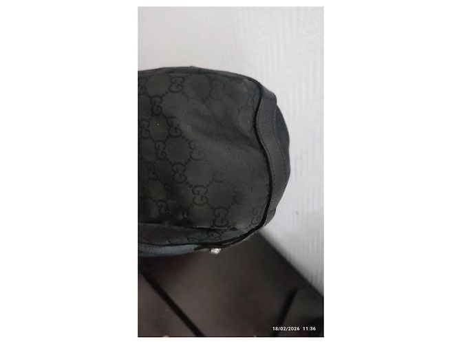 Borsa Gucci nera in tessuto Nero - vista 9
