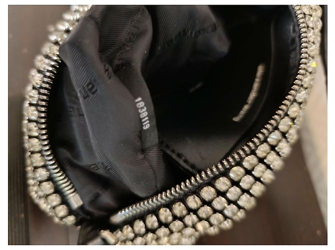 Borsa Alexander Wang Argentata in Tessuto Argento - vista 12