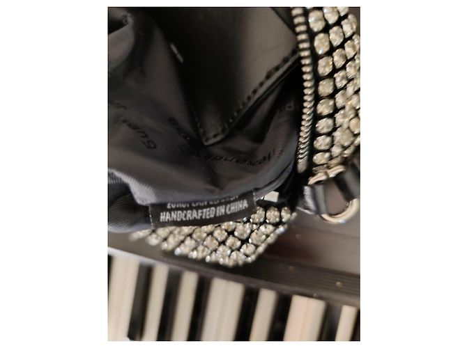 Borsa Alexander Wang Argentata in Tessuto Argento - vista 15