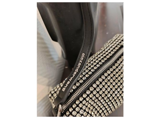 Borsa Alexander Wang Argentata in Tessuto Argento - vista 2