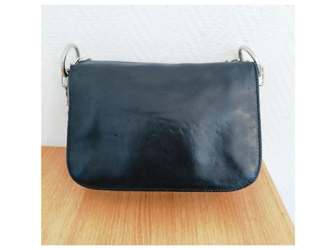 Borsa a mano Prada in pelle nera Nero - vista 2