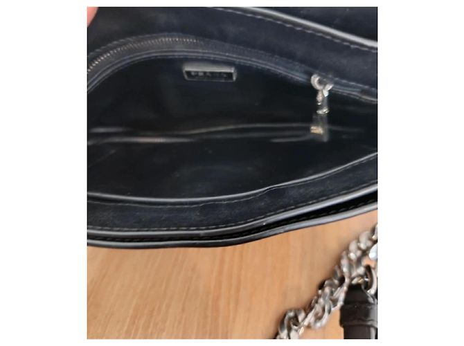 Borsa a mano Prada in pelle nera Nero - vista 7