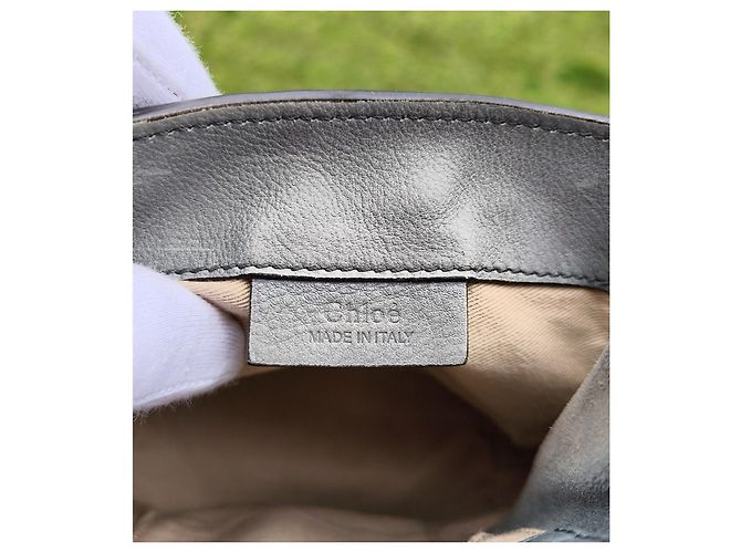 Faye Chloé Rucksack aus Lammleder Grau - Ansicht 5
