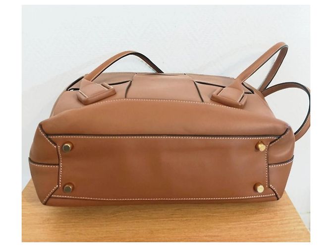 Bolso de mano Bottega Veneta de cuero marrón Castaño - vista 11