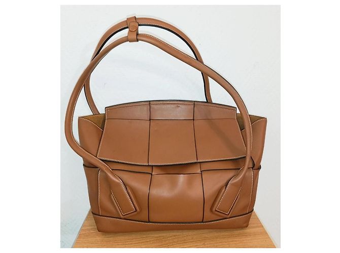 Bolso de mano Bottega Veneta de cuero marrón Castaño - vista 2