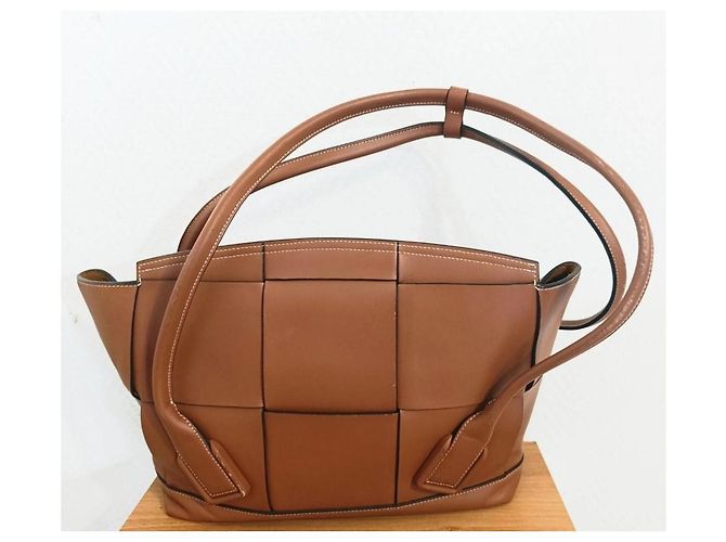Bolso de mano Bottega Veneta de cuero marrón Castaño - vista 3