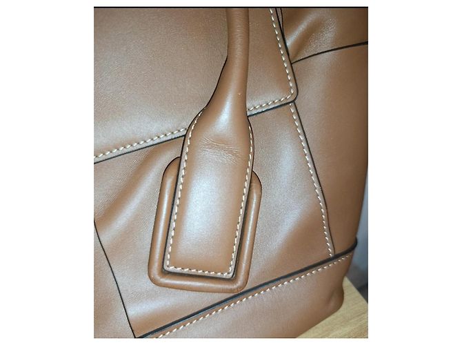 Bolso de mano Bottega Veneta de cuero marrón Castaño - vista 6