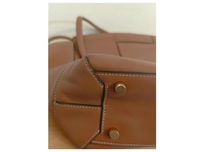 Bolso de mano Bottega Veneta de cuero marrón Castaño - vista 8