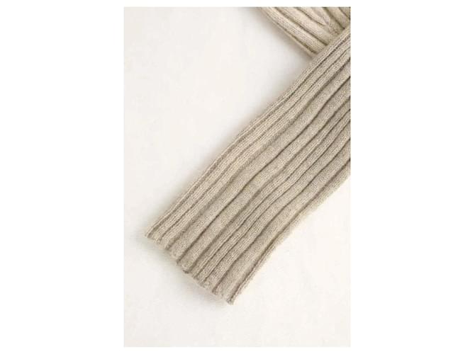 Eric Bompard Vestido de cachemira beige - vista 4