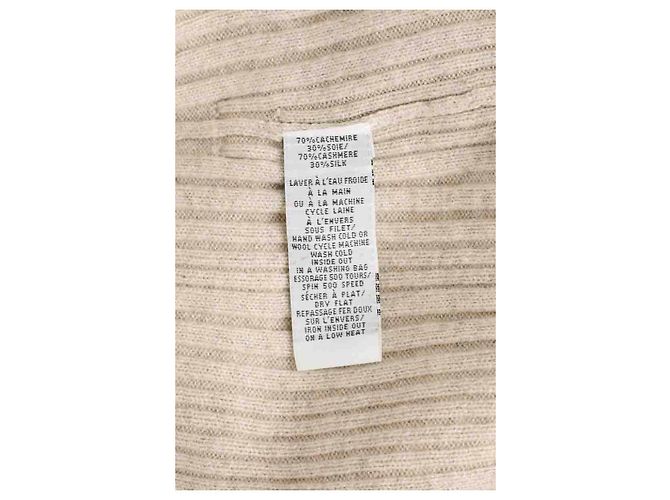 Eric Bompard Vestido de cachemira beige - vista 6