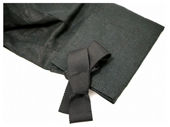 Timeless Abrigo Largo de Lino Chanel 23942 Negro - vista 3