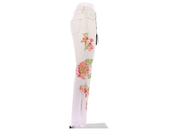 Jeans Blumarine blancos con lentejuelas - vista 3