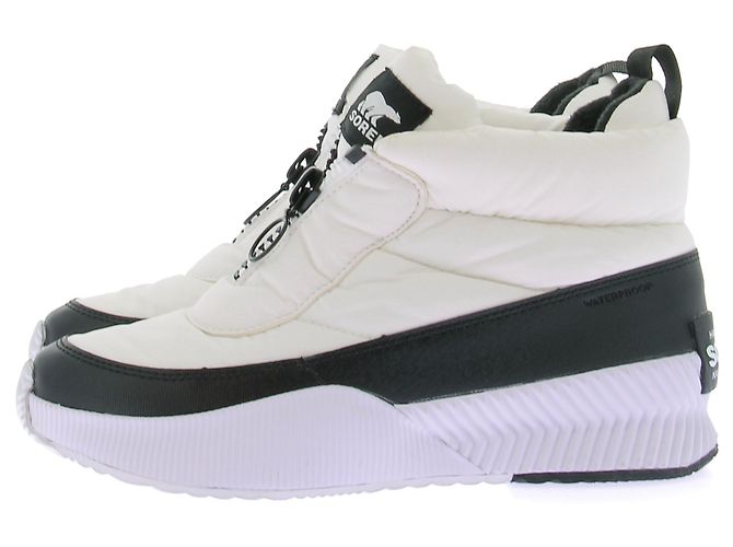 Autre Marque Botas kinetic acolchoadas com fecho de zíper Branco - vista 3