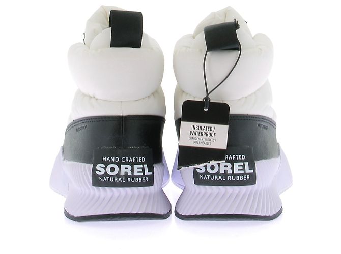 Autre Marque Botas kinetic acolchoadas com fecho de zíper Branco - vista 5