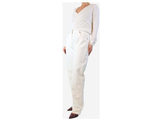 The row White Burty jeans - size UK 10 - view 2