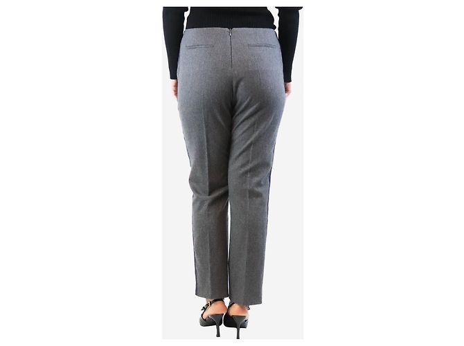 Autre Marque Grau Wollhose - Größe UK 12 - Ansicht 4