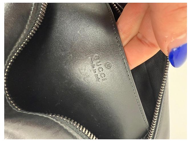 Borsa a tracolla monocromatica Gucci GG Marmont Small Camera Nero - vista 11