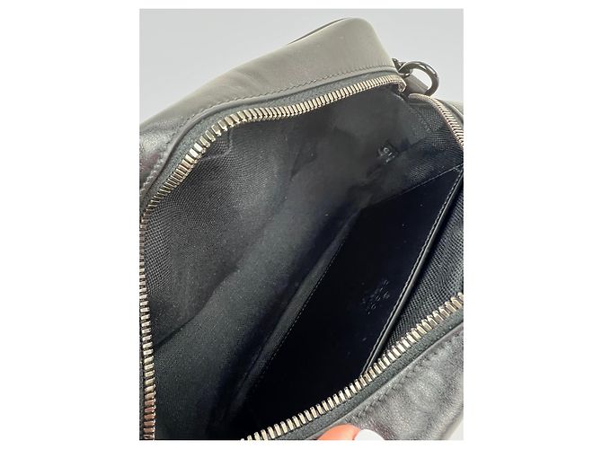 Borsa a tracolla monocromatica Gucci GG Marmont Small Camera Nero - vista 5