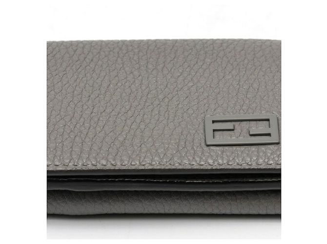 Fendi Dreifach-Compact-Geldbörse Braun - Ansicht 3