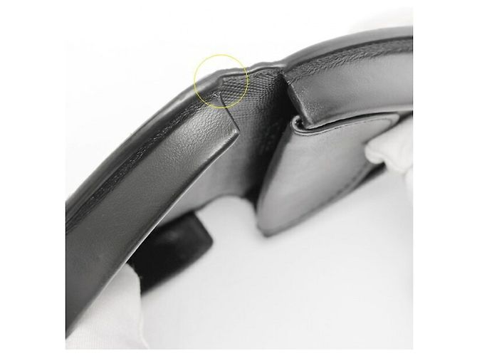 Prada Triangle Coin Case in Black Saffiano Leather - view 7