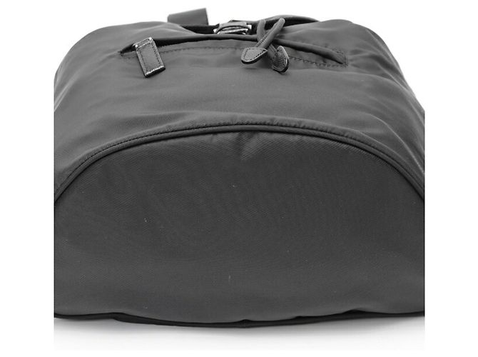 Zaino in Nylon e Pelle Saffiano Prada Nero - vista 4