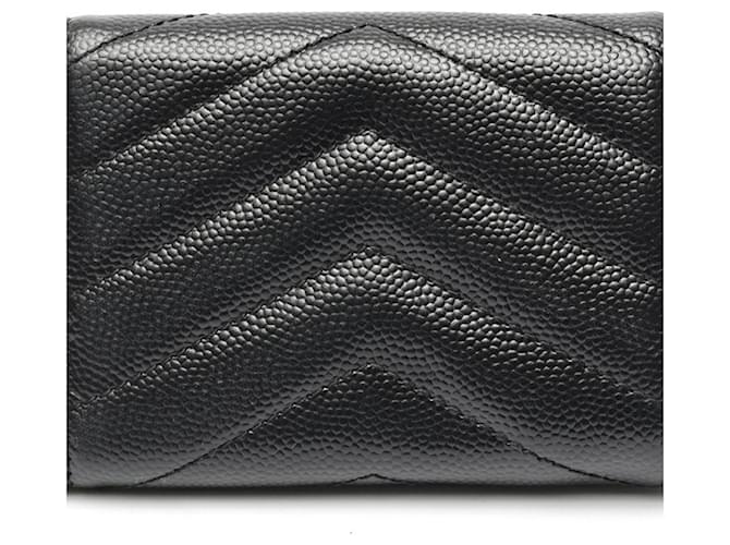 Saint Laurent Monogram Tri-fold Tiny Wallet Schwarz - Ansicht 2
