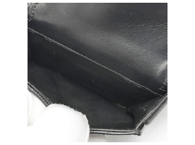 Saint Laurent Monogram Tri-fold Tiny Wallet Schwarz - Ansicht 5