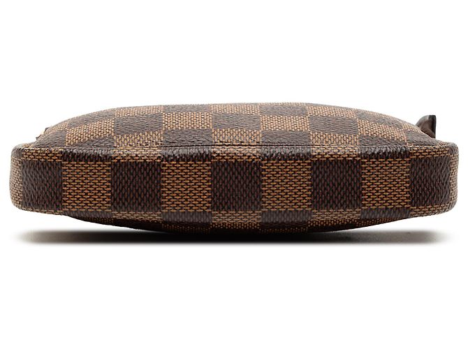 Mini Pochette Accessoires Damier Ebene Marrone Louis Vuitton - vista 3