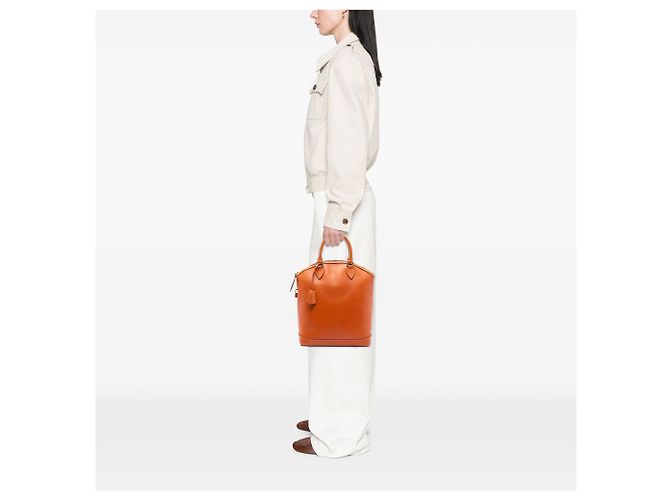 Louis Vuitton Marrom Nomade Lockit Vertical Caramelo - vista 7