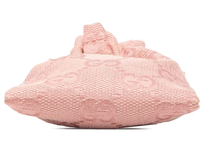 Bolsa de drawstring mini GG rosa de Gucci - vista 3