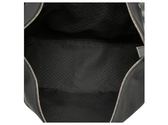 Borsa a spalla in nylon nero Gucci - vista 4