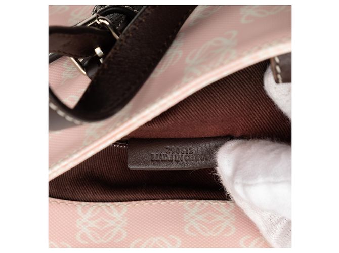 LOEWE Pink Anagram beschichtete Canvas-Tasche - Ansicht 9