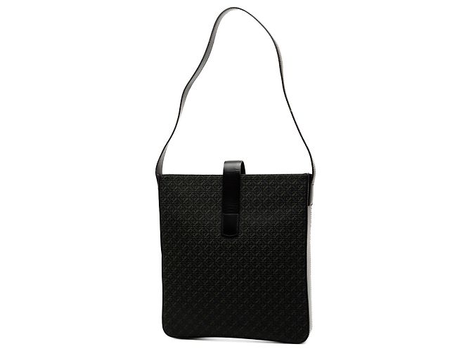 Borsa a Spalla in Tela Anagramma Nera LOEWE Nero - vista 2