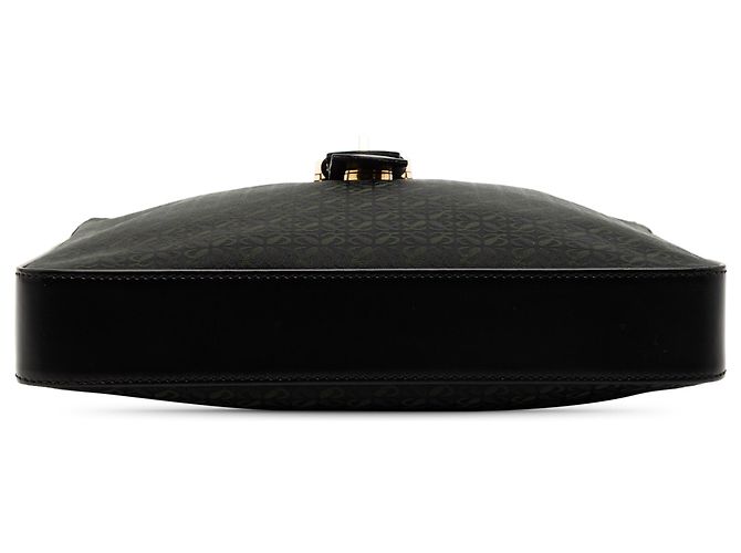 Borsa a Spalla in Tela Anagramma Nera LOEWE Nero - vista 3