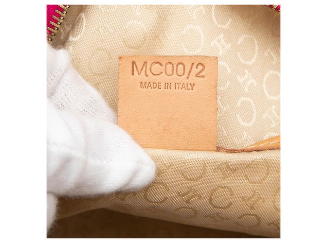 Céline Borsa a Spalla in Camoscio Celine Pink C Macadam Rosa - vista 6
