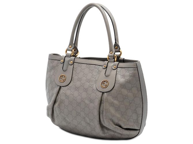 Gucci Gray Guccissima Scarlett Tote Brown - view 2